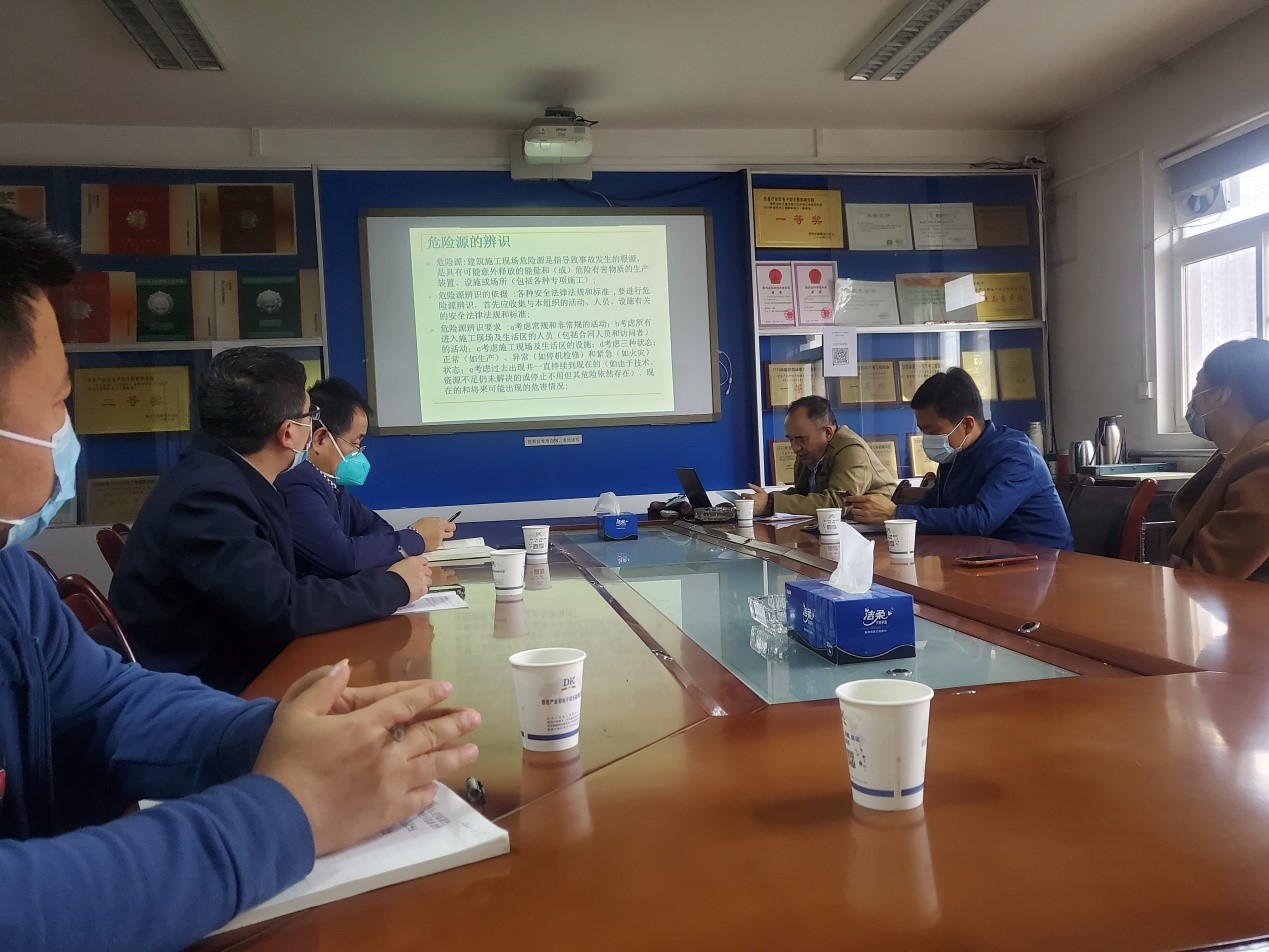 電勘院舉辦安全生產“危險源辨識及應對處置措施--建筑施工現場重大危險源控制”知識培訓講座